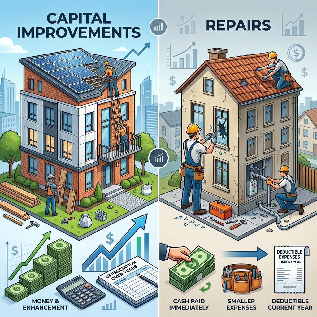 Learn how to distinguish capital improvements from repairs so you can apply the correct tax treatment and avoid costly IRS mistakes.