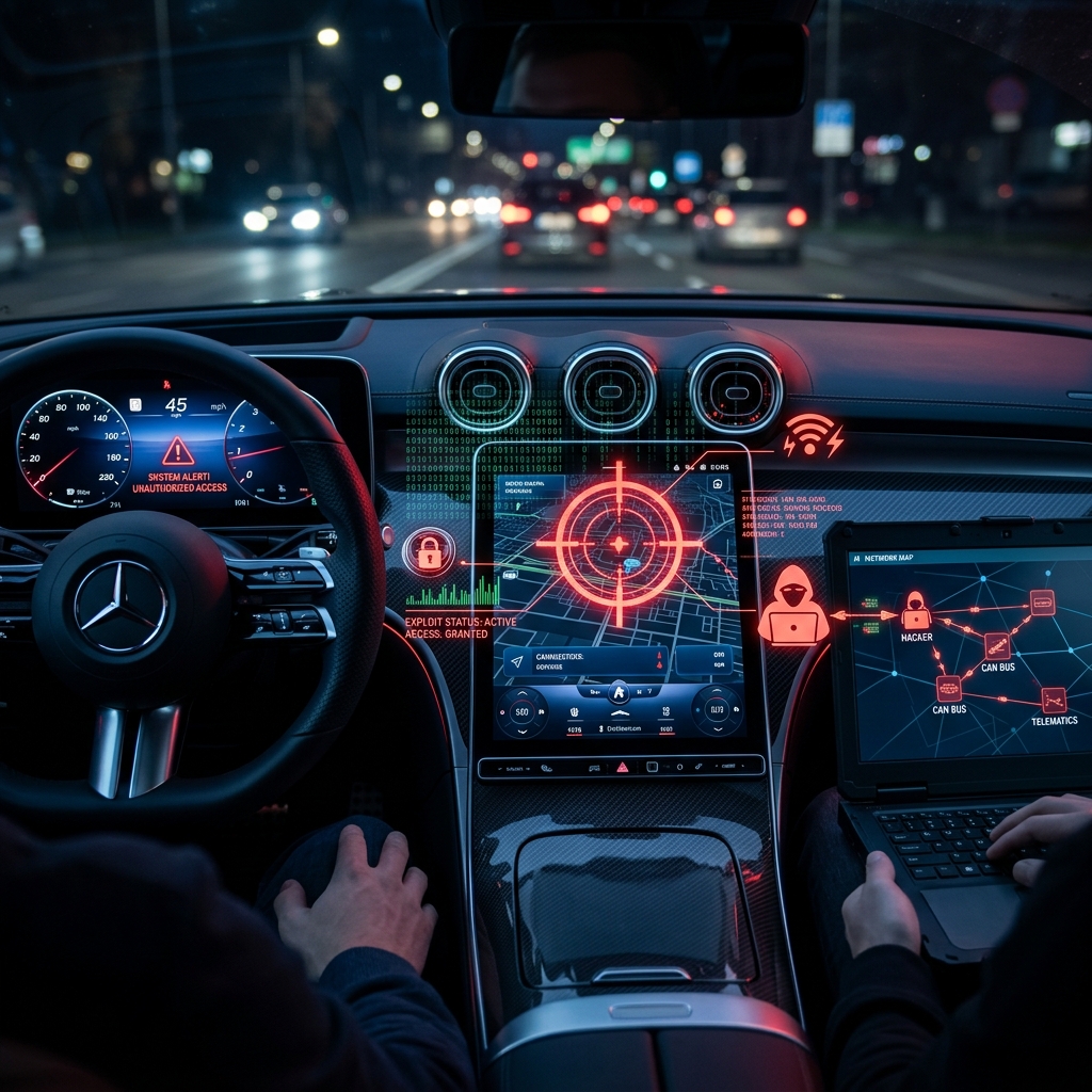 Modern cars are computers on wheels, and that means hackers can target your vehicle’s systems, data, and even its controls if cybersecurity is ignored.