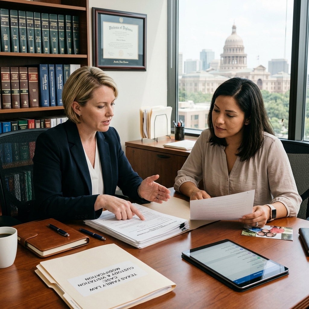 A practical guide to modifying Texas custody and visitation orders when a child’s needs, safety, or living situation changes.