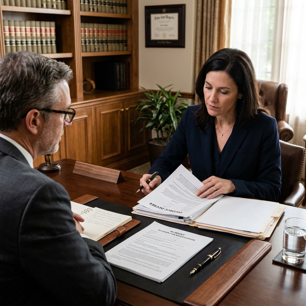 Learn when and how a court may modify a divorce decree that originally denied alimony, and what evidence you need to prove a substantial change in circumstances.