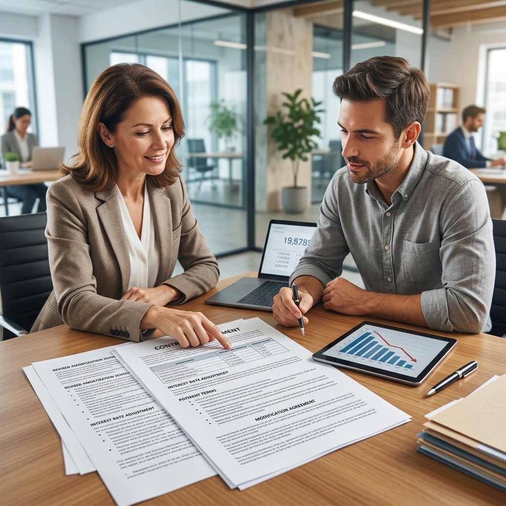 Learn how to safely change interest rates, payment schedules, and other loan terms through a clear, legally sound modification agreement.