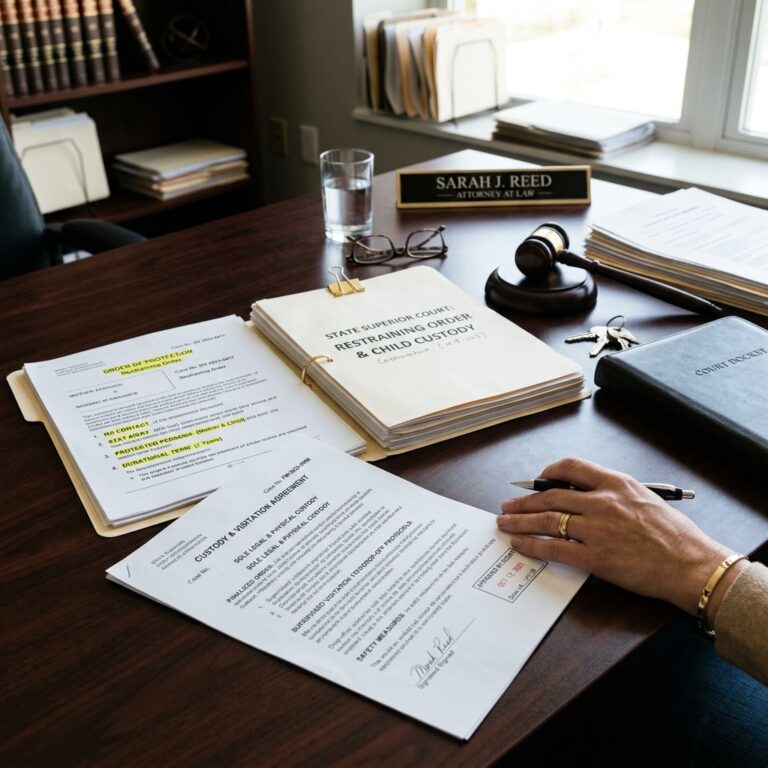 Child Custody When a Restraining Order Is in Place