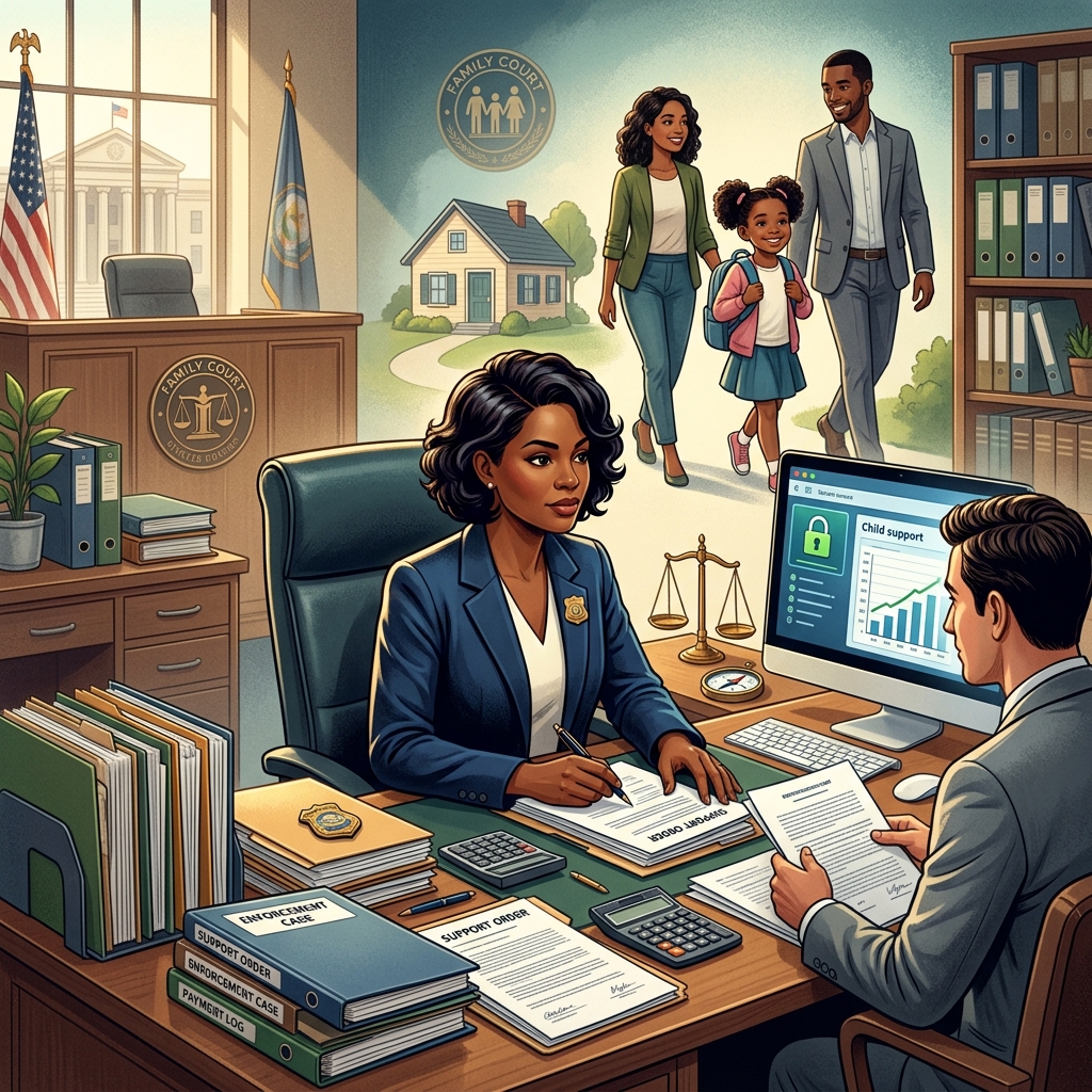 How child support enforcement works, when federal law applies, and where families can seek help.