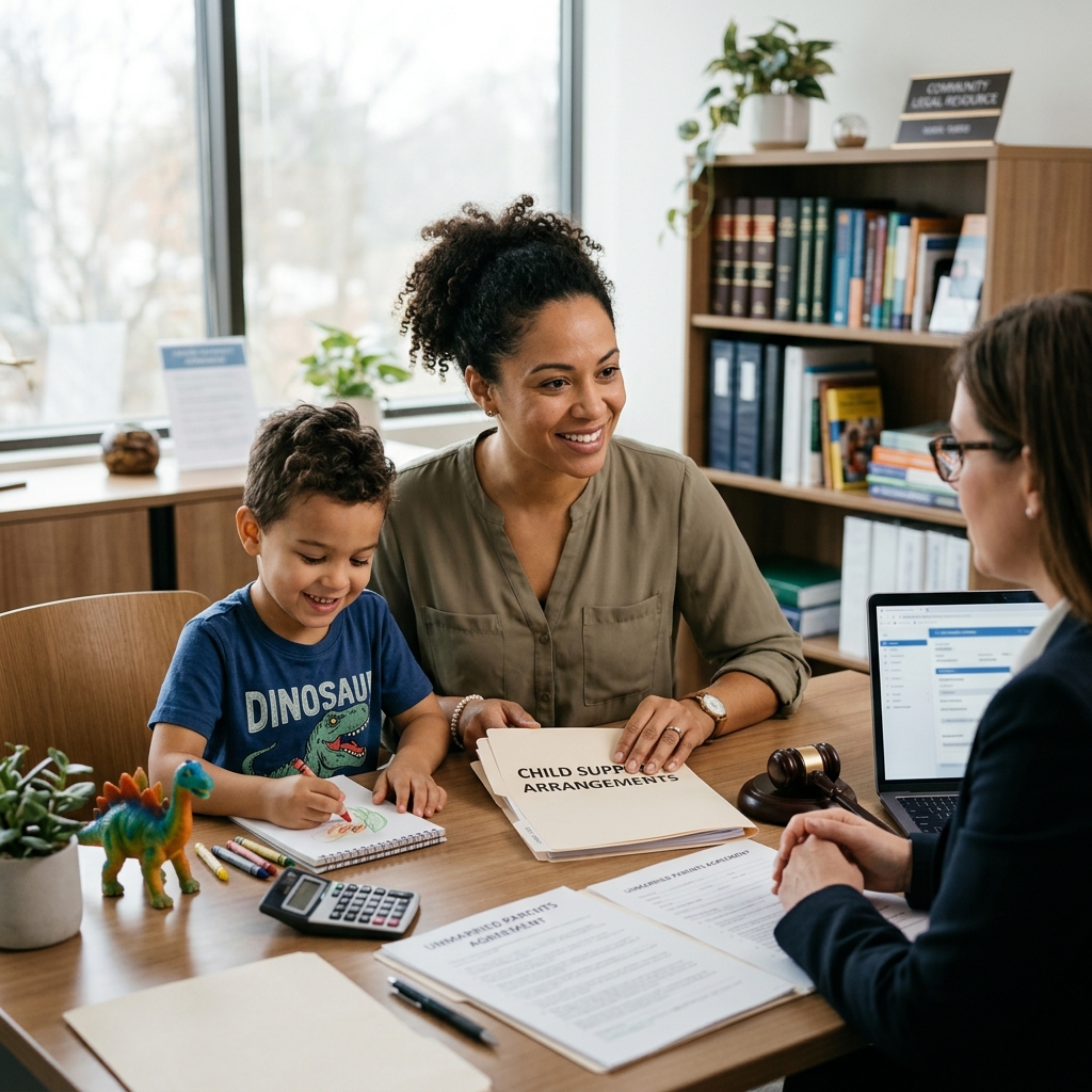 Understand how child support works when parents were never married, including paternity, calculation, and enforcement.