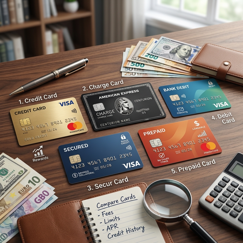 Understand the key differences between major card types so you can pay, protect yourself, and build credit with confidence.