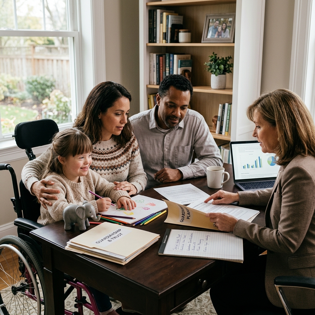 A practical legal and emotional guide to naming the right guardian for your child with special needs and documenting your wishes for the future.