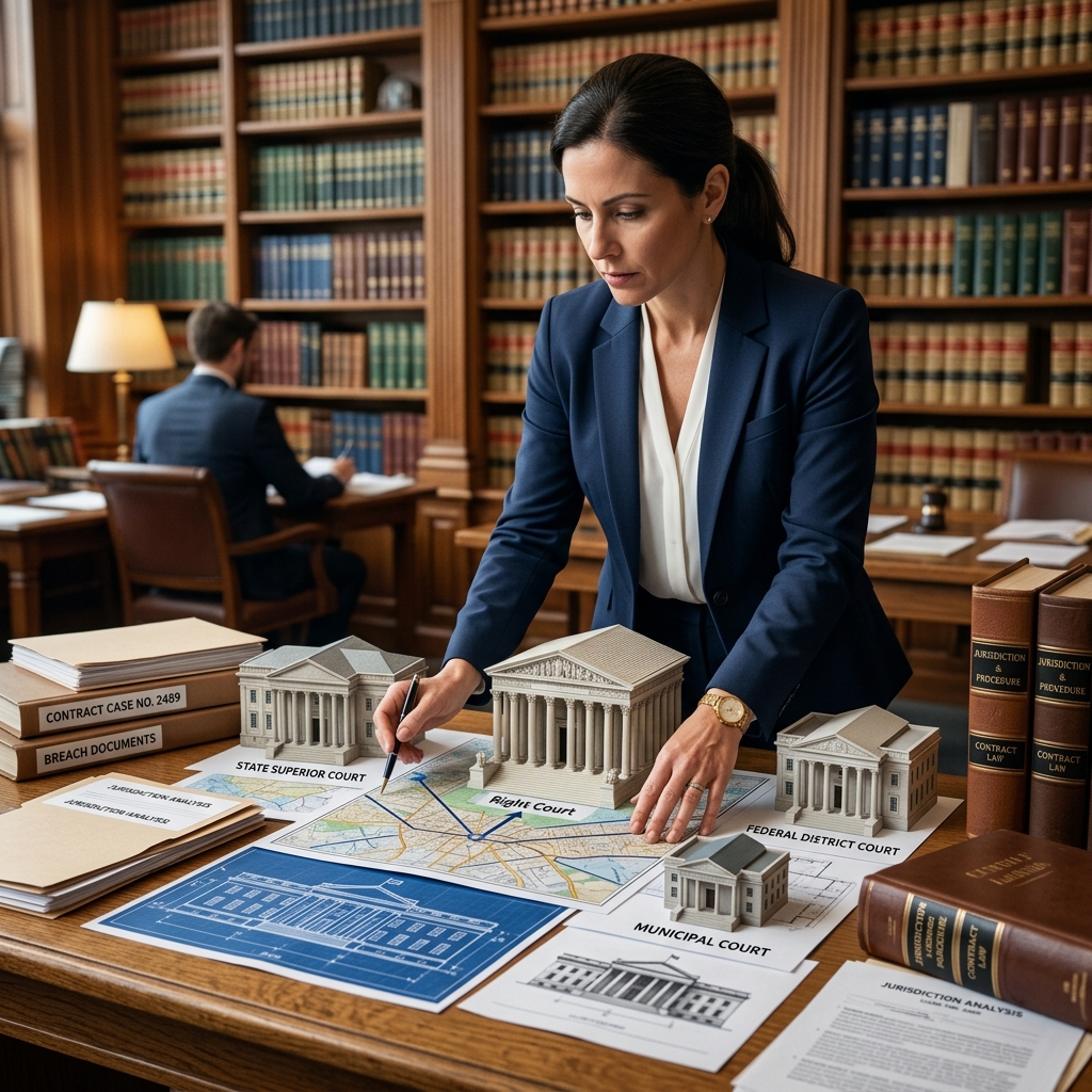 Learn how to decide between small claims, state, or federal court when you sue for breach of contract and what factors truly matter.
