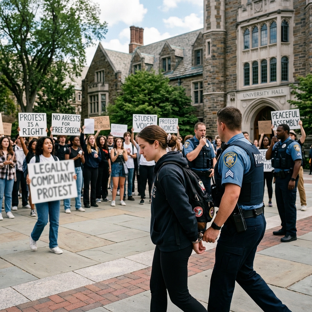How a nonviolent protest arrest in college can affect criminal records, campus discipline, immigration status, and your future career options.