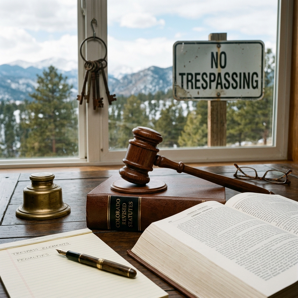 A clear guide to Colorado’s trespass offenses, penalties, and legal distinctions.