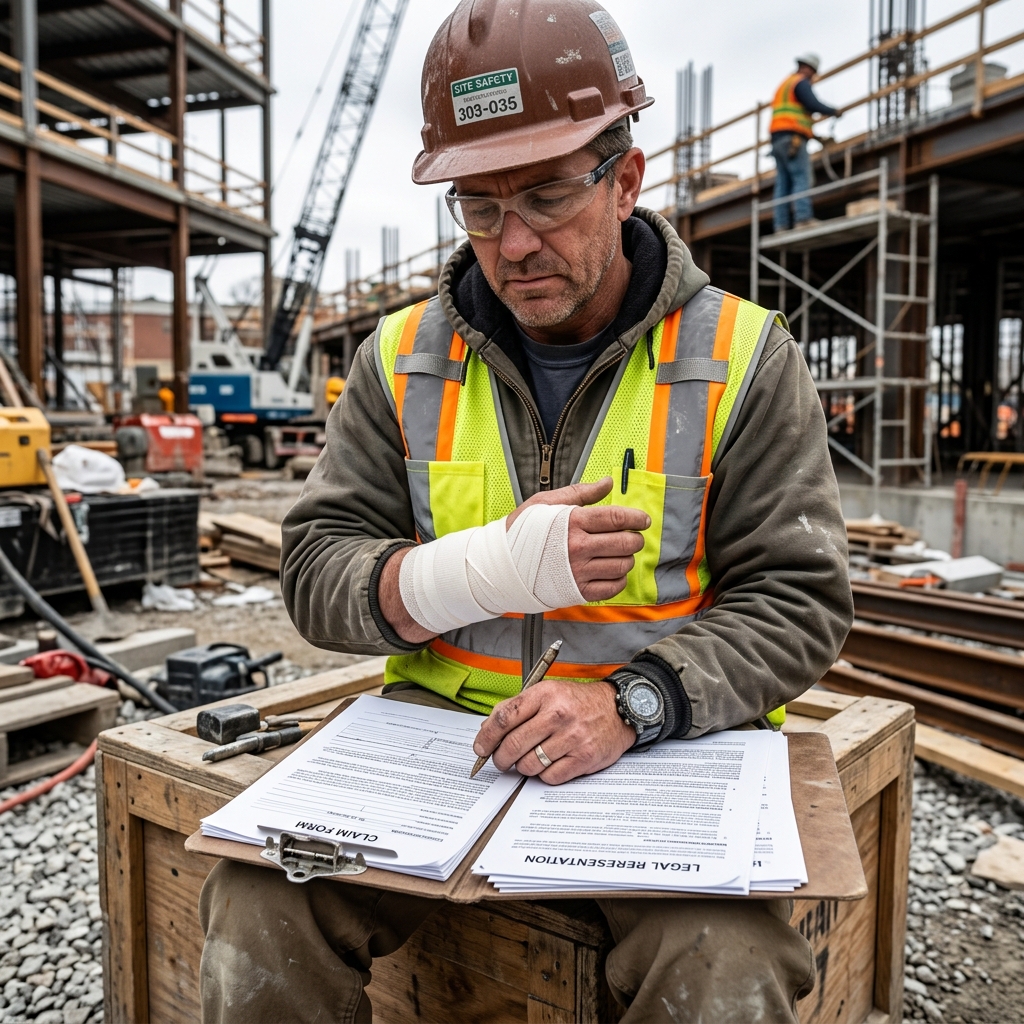 A practical guide to the most frequent construction injuries, their causes, and the claims they may support.