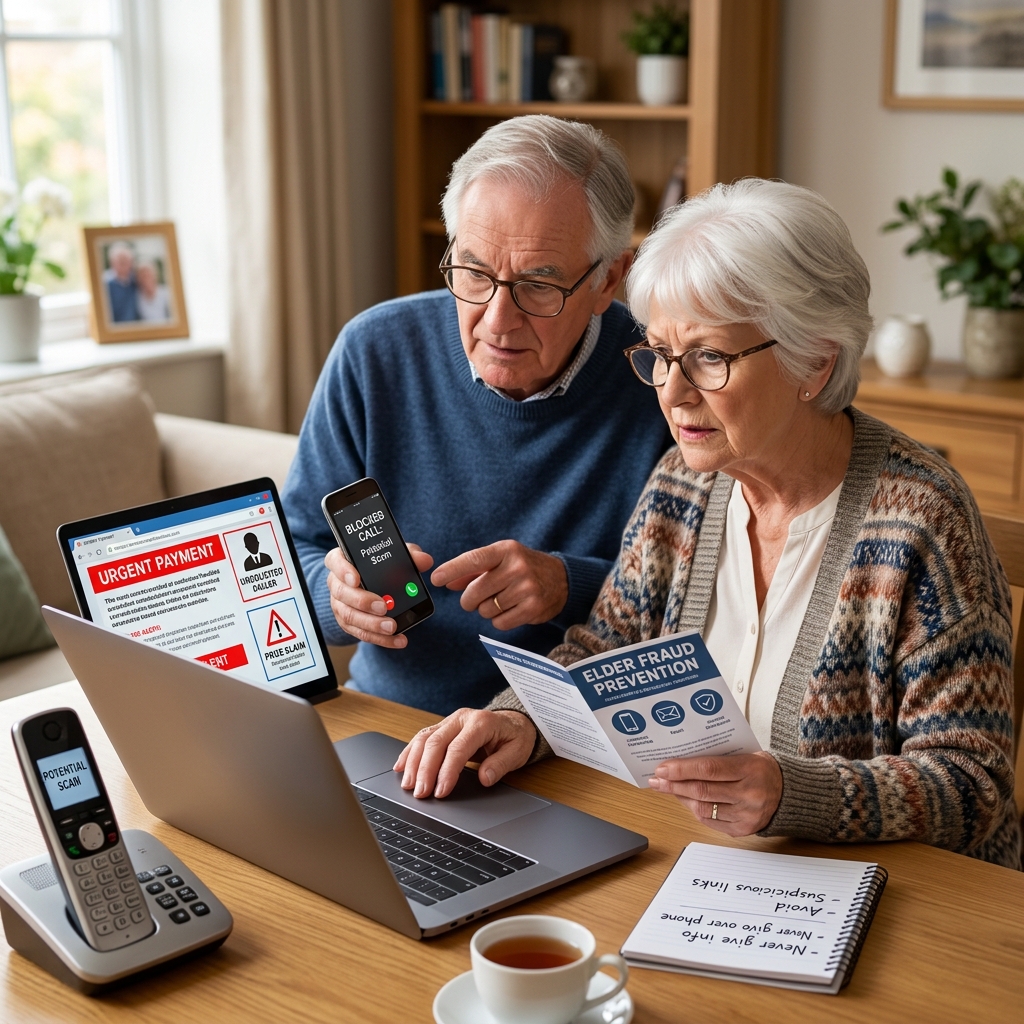 A practical guide to spotting fraud, slowing down pressure tactics, and protecting older adults.