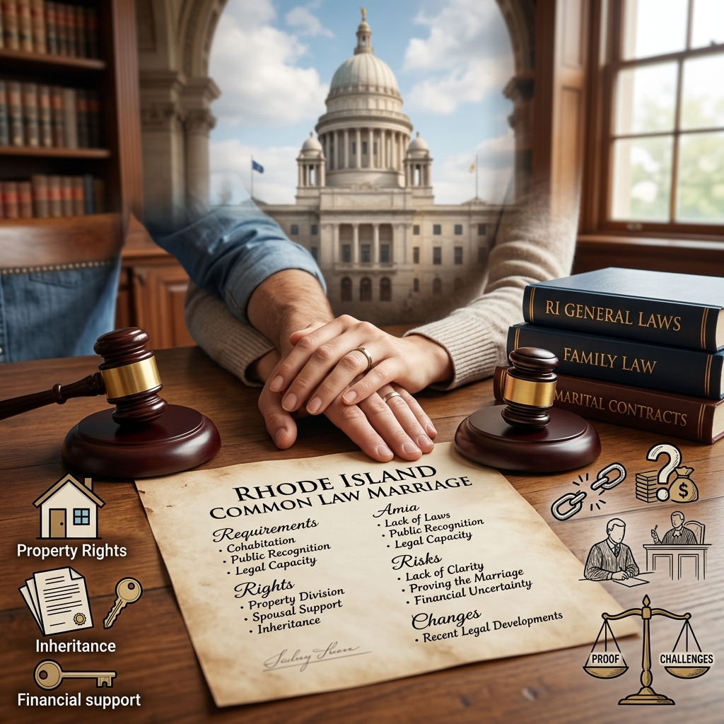 Understand how Rhode Island treats common law marriage today, what counts as a valid union, and how a new law will end future common law marriages.