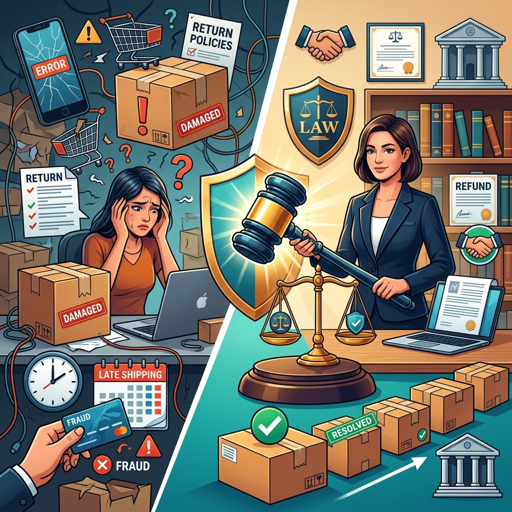 Learn how to spot issues in online purchases and the practical legal steps you can take when things go wrong.