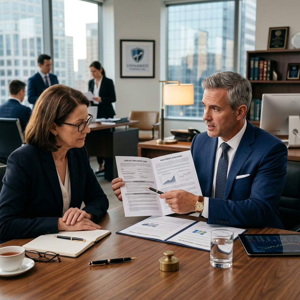 How regulations shape when and how investment brokers must reveal conflicts of interest to protect retail investors.