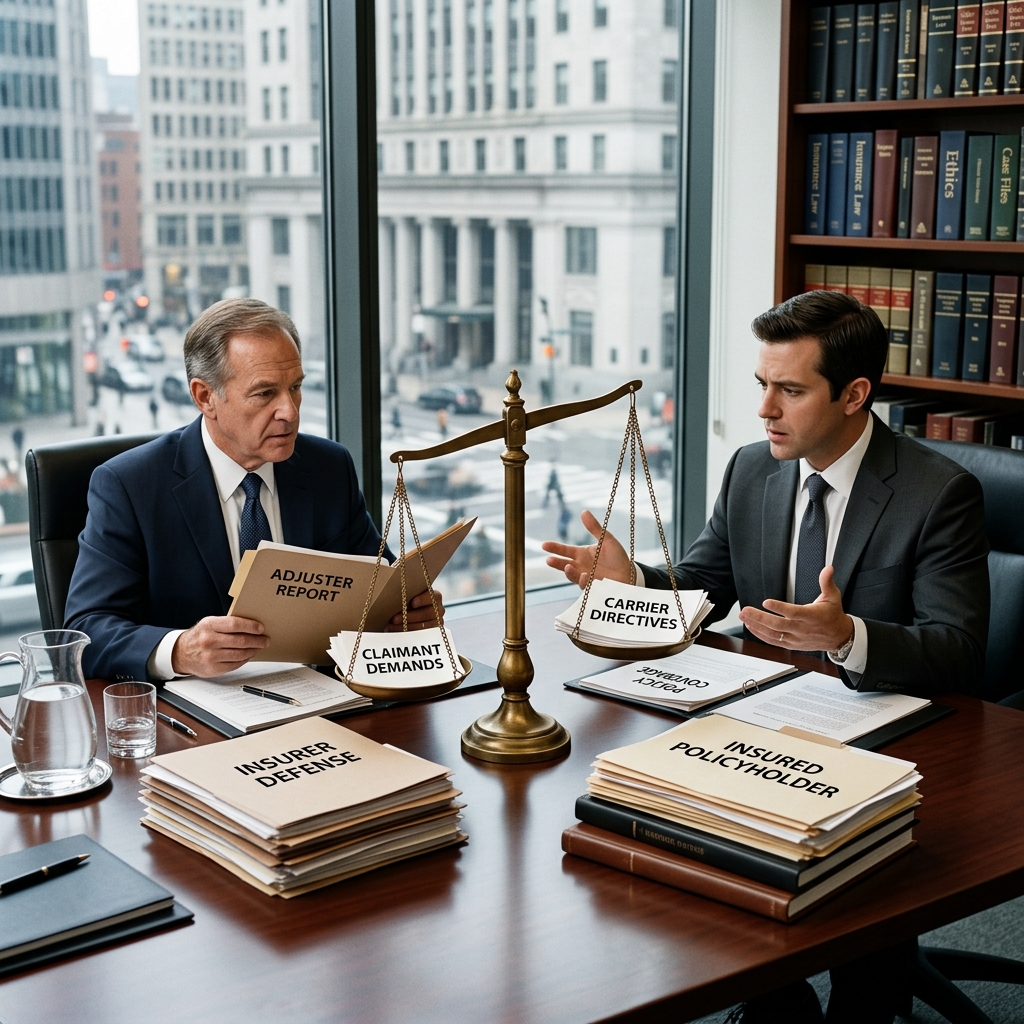 How control over claims, counsel and settlements can create legal and ethical conflicts between insurers and the people they insure.