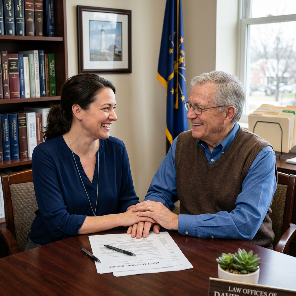 A practical guide to Indiana adult adoption, from legal requirements to emotional and financial implications.