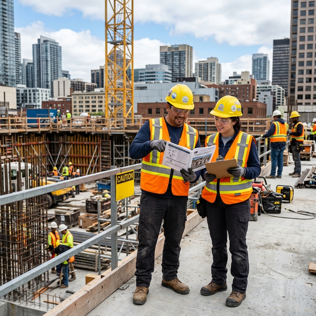 Practical safety tools and trusted guidance that help construction workers spot hazards and respond early.