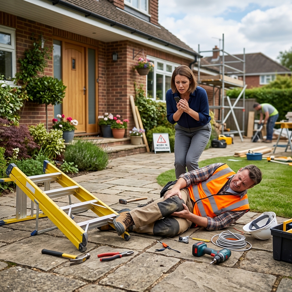 A practical legal and safety guide for homeowners on when they can be liable if a contractor or handyman is injured while working on their property.