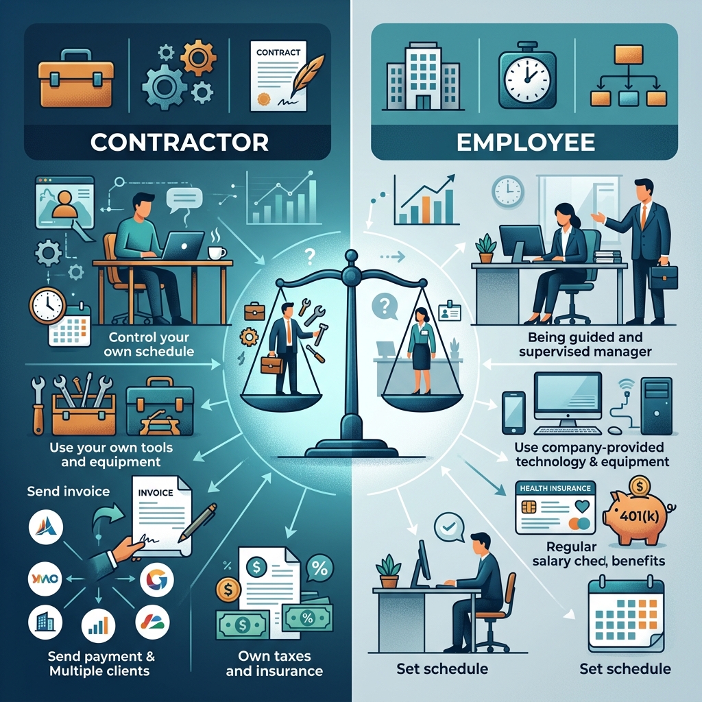 Learn how to distinguish independent contractors from employees, why classification matters, and how to reduce costly legal and tax risks.