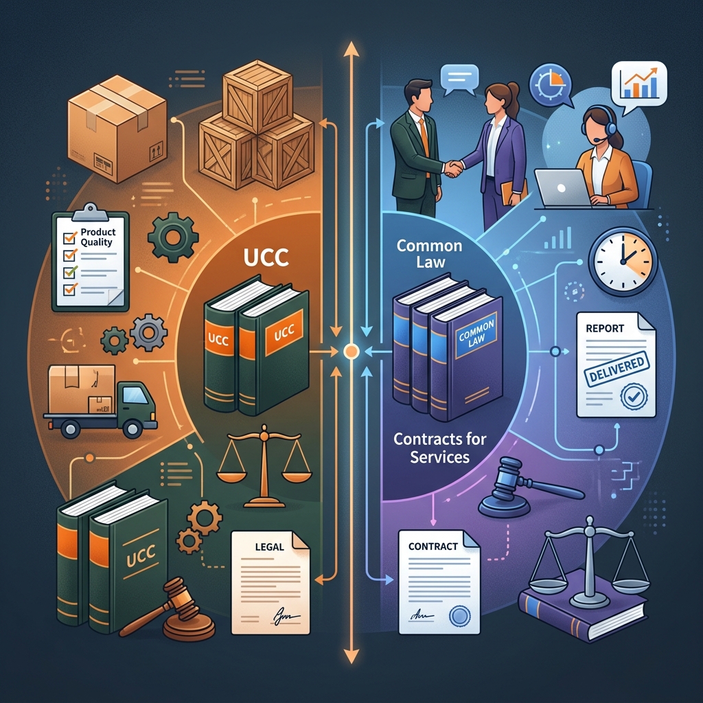 Understand how contracts for goods and contracts for services differ in law, structure, risk, and enforcement so you can draft better business agreements.