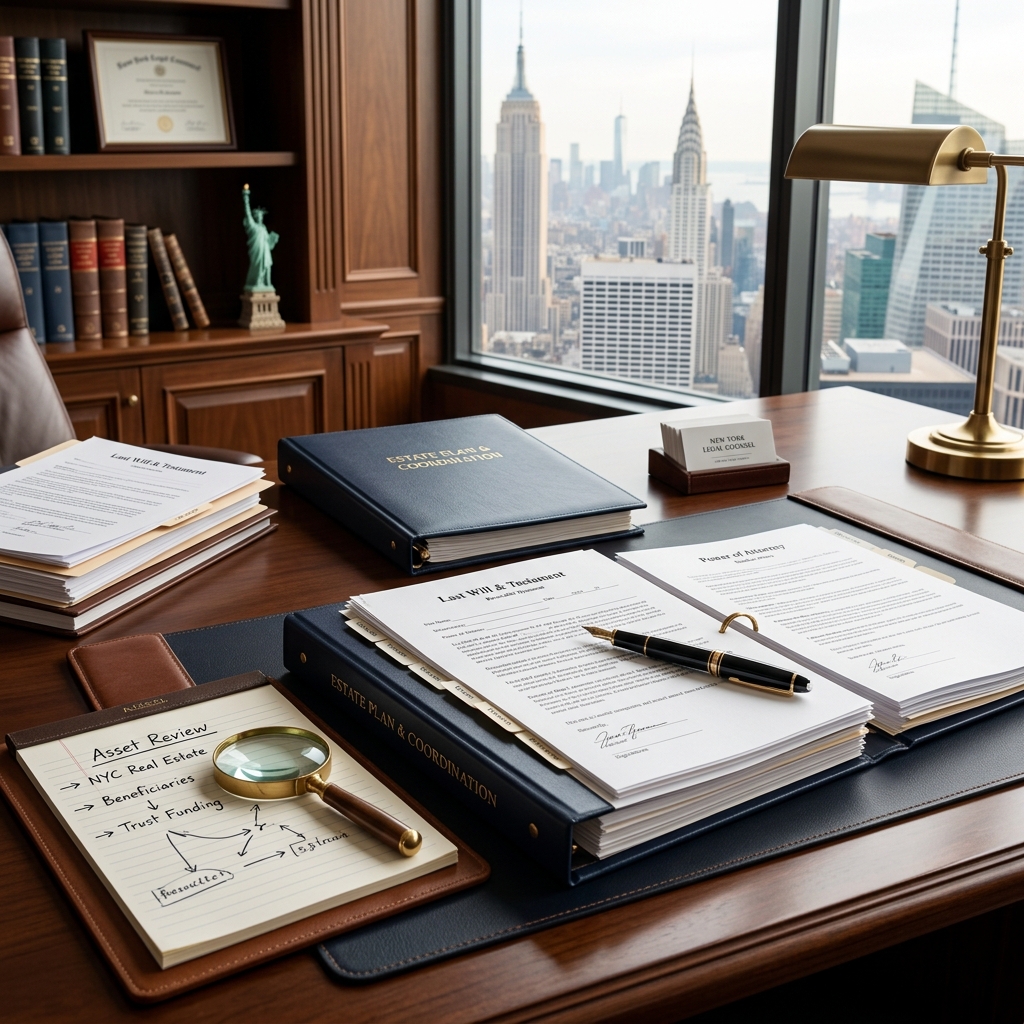 How New York residents can align wills, trusts, taxes, and family goals into a clear, coordinated estate plan.