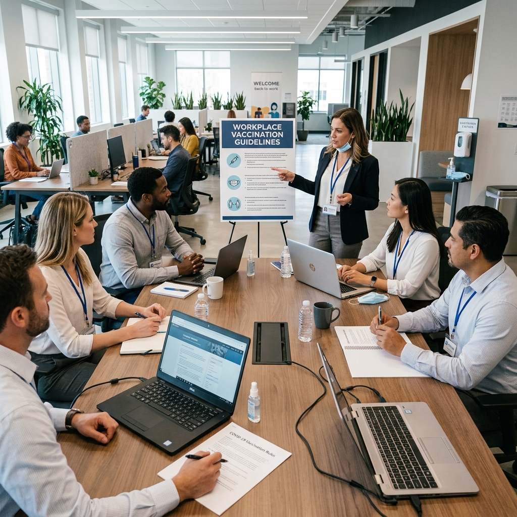 A practical guide to employer vaccine policies, employee rights, and accommodation duties.