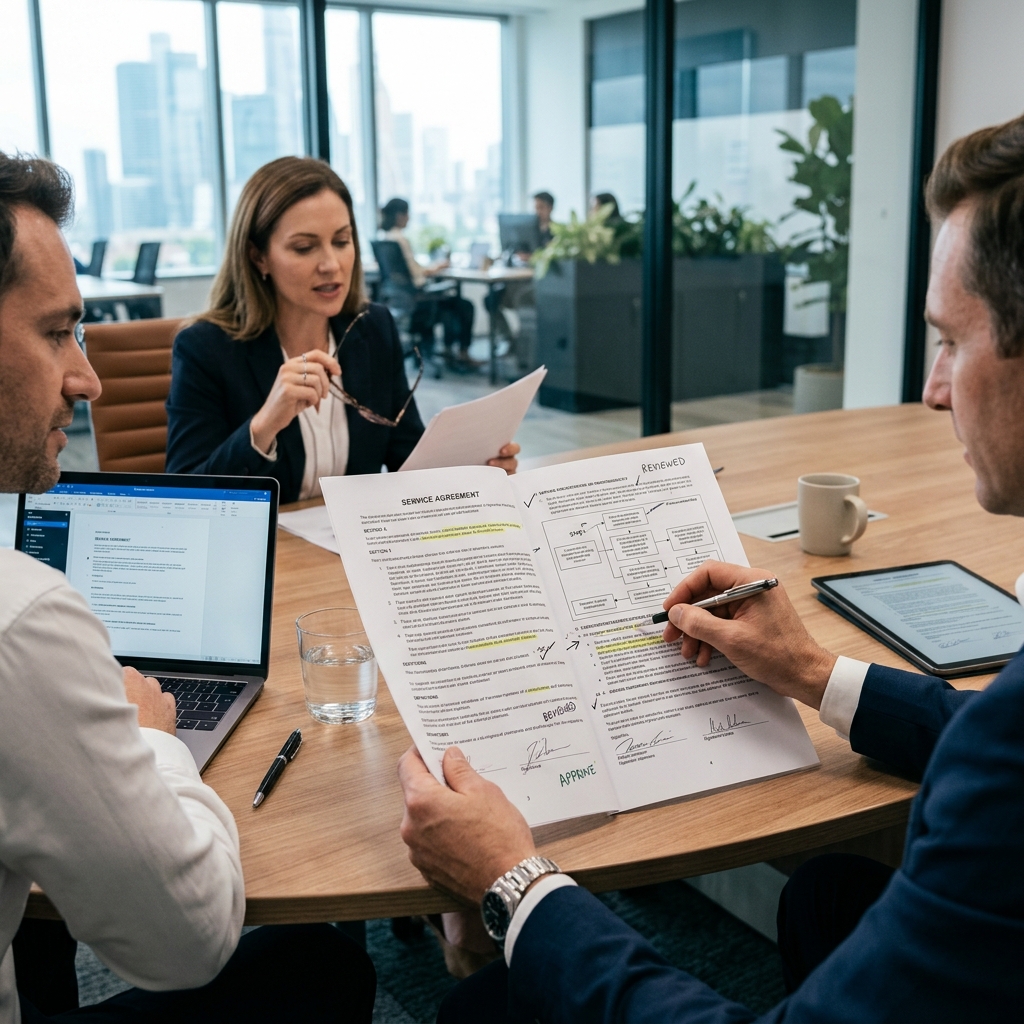 Creating a Clear and Effective Service Agreement Learn how to draft a simple, legally sound service agreement that protects both the service provider and the client.
