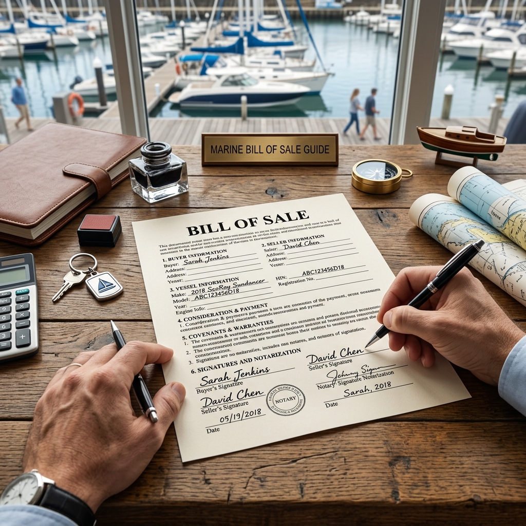 Learn how to draft a clear, legally sound boat bill of sale that protects both buyer and seller and simplifies registration and titling.