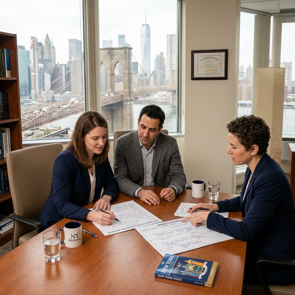 Learn how New York parents can calmly design a custody plan without going to court, while still protecting their child’s needs and legal rights.