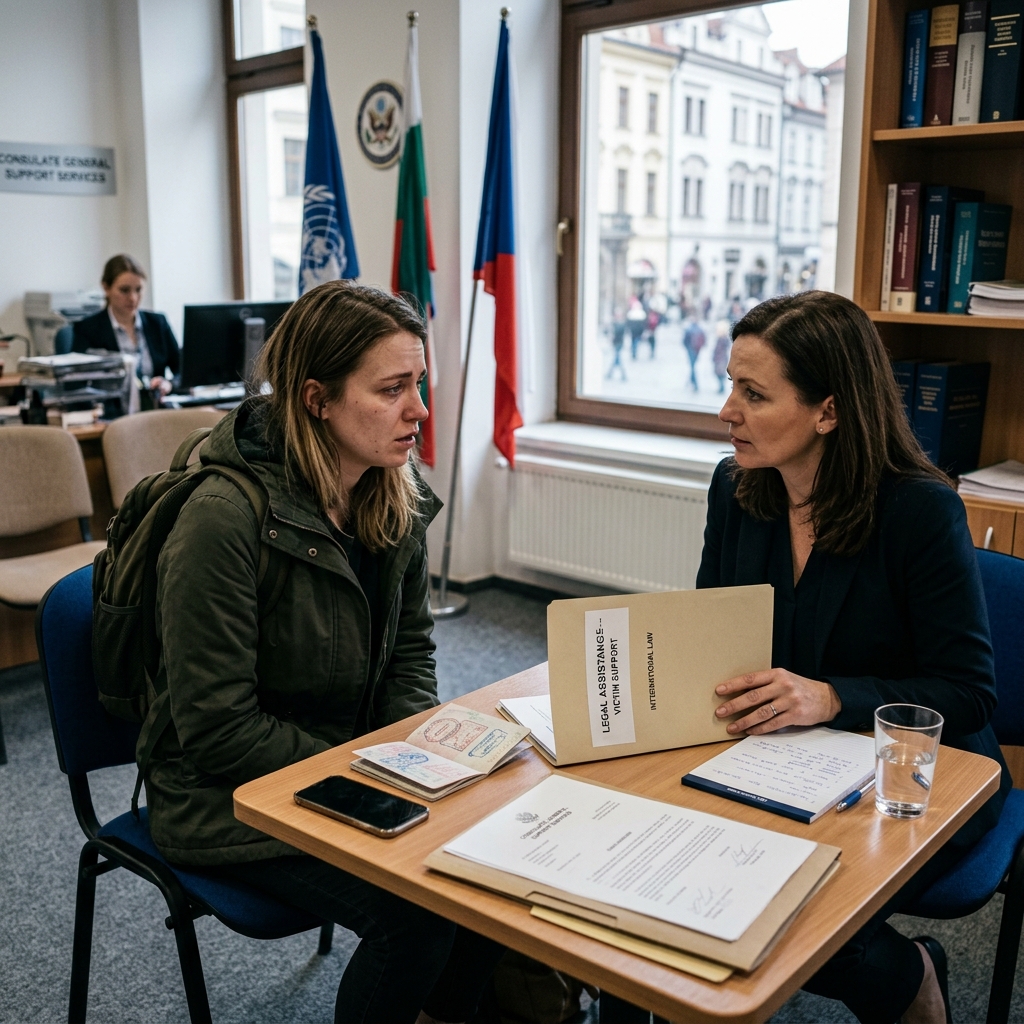 Practical legal, safety, and emotional support steps to take immediately if you suffer a crime while traveling or living abroad.