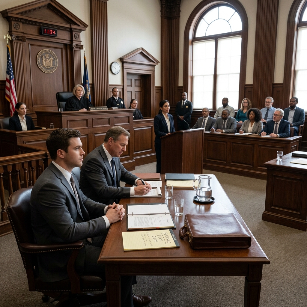 Understand the criminal jury trial process from start to finish, from your right to a jury through verdict, appeals, and common questions.
