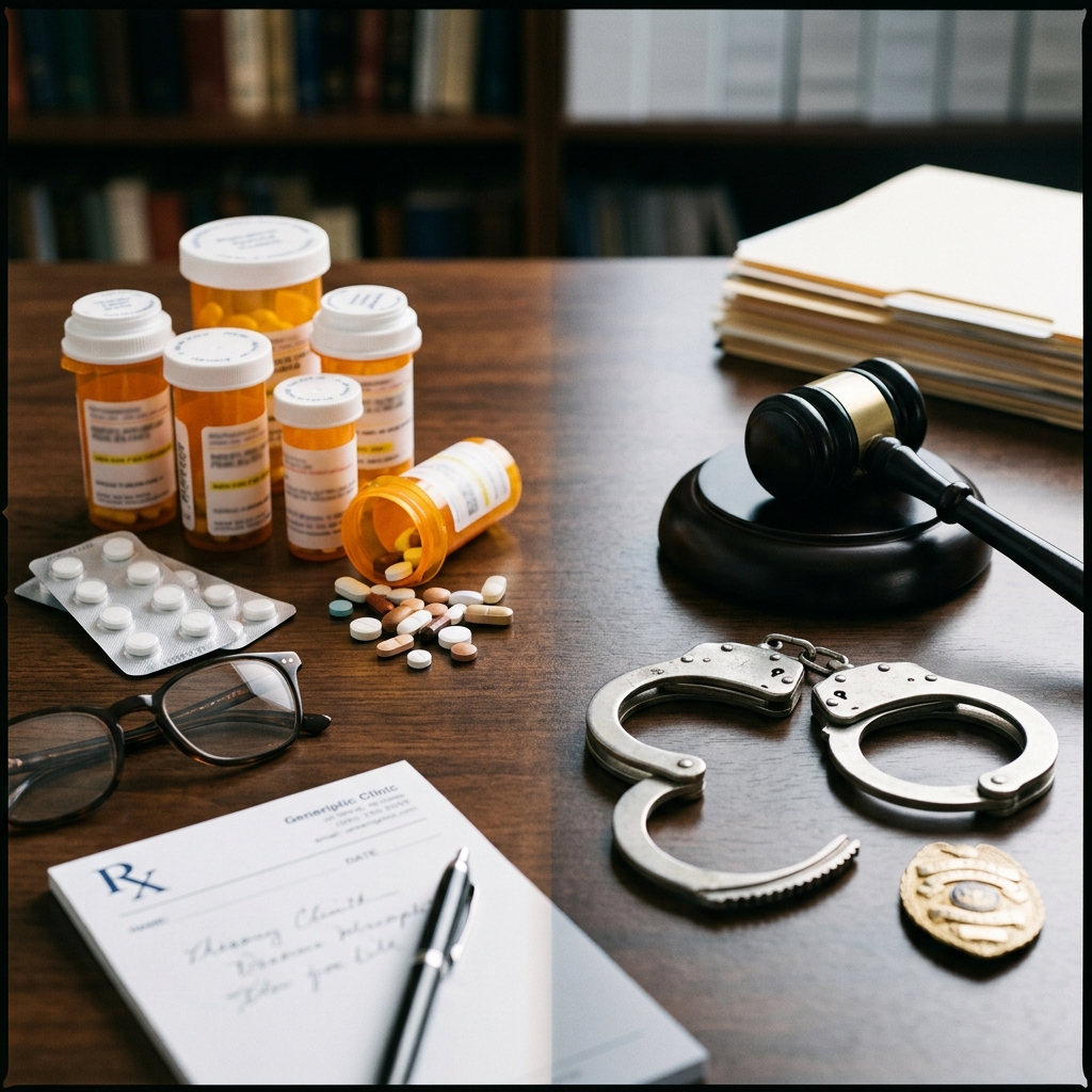 A practical legal guide to how misuse of prescribed medications can trigger serious criminal charges, penalties, and long‑term consequences.