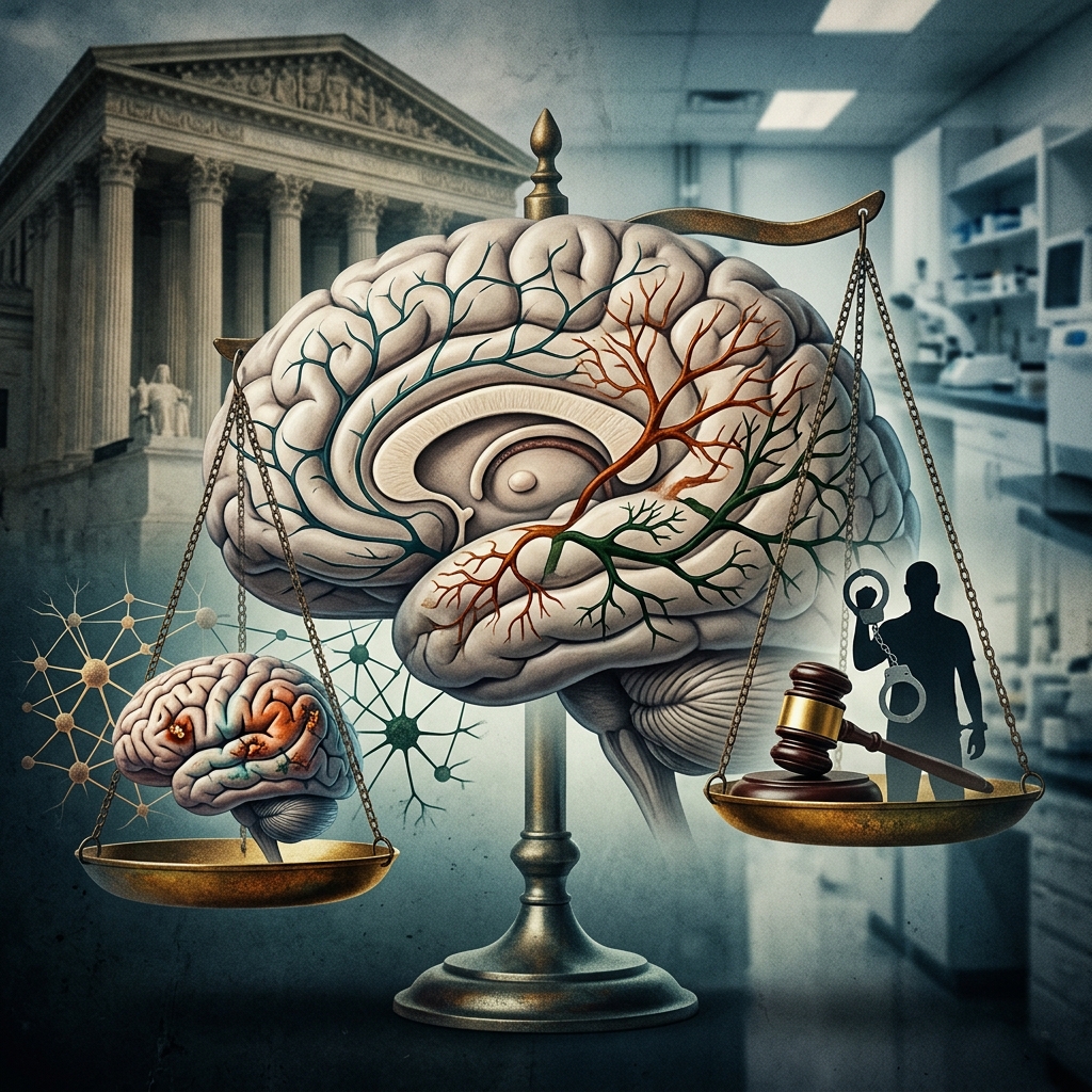 Exploring how chronic traumatic encephalopathy intersects with intent, insanity defenses, and responsibility in modern criminal courts.
