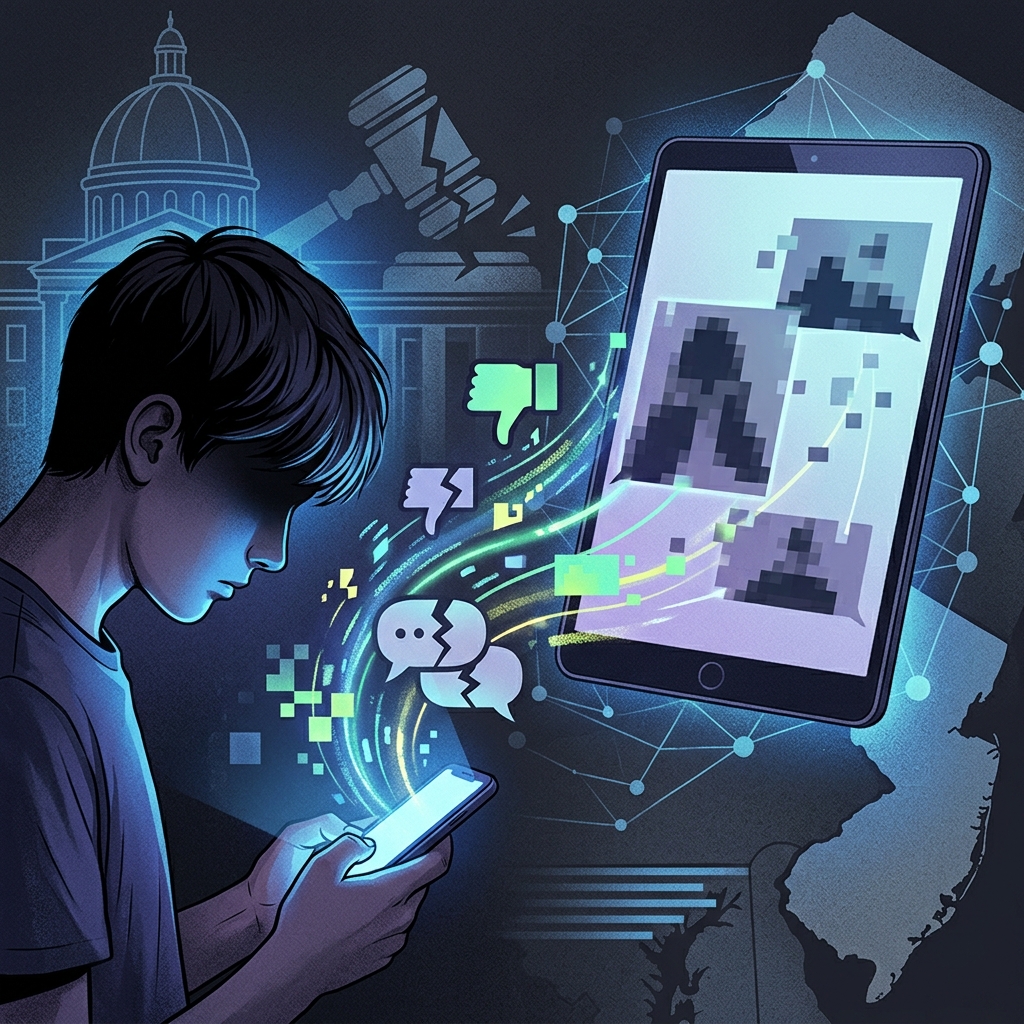 How a New Jersey cyber-harassment case shows the serious legal risks of forwarding lewd photos online.