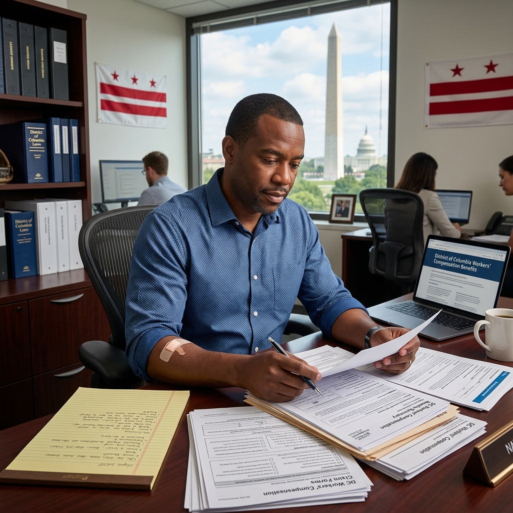 Understand your rights, benefits, and responsibilities under District of Columbia workers’ compensation laws if you’re hurt on the job.
