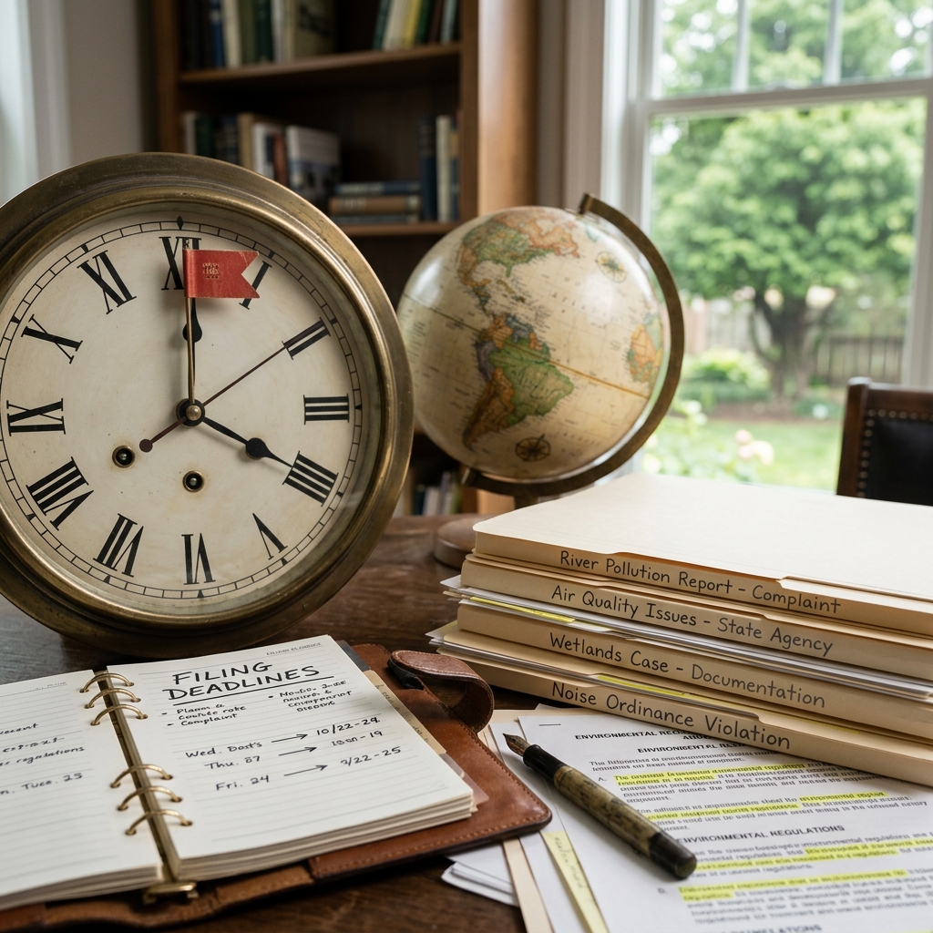 Understand legal time limits for environmental complaints, how to report violations, and why acting quickly protects your rights and your community.