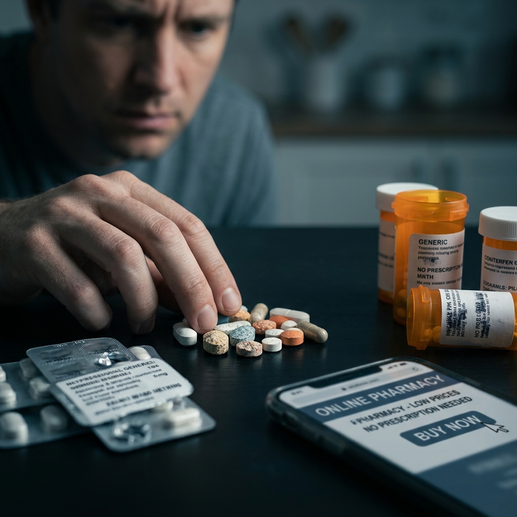 How counterfeit medications sold through illegal online pharmacies put lives at risk—and practical steps consumers can take to stay safe.