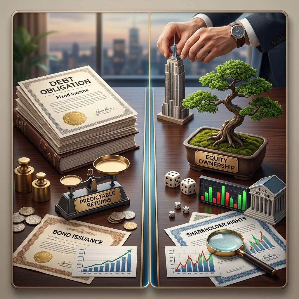 Understand how debt and equity securities differ, how they are used to raise capital, and what each means for investors and businesses.