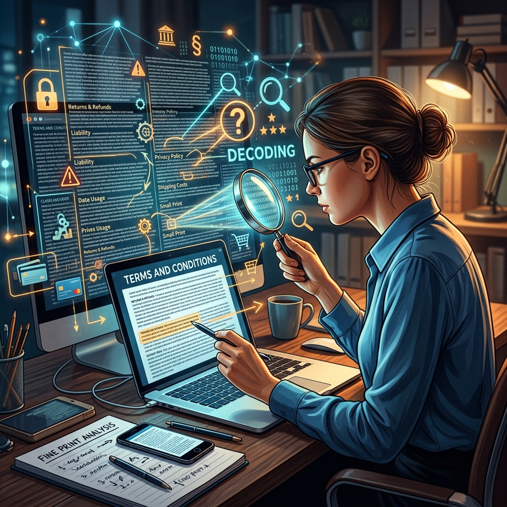 Online Shopping Terms: 7 Key Clauses Every Shopper Needs Now Learn how to read online shopping terms, spot hidden risks, and protect your rights before you click “Place Order.”