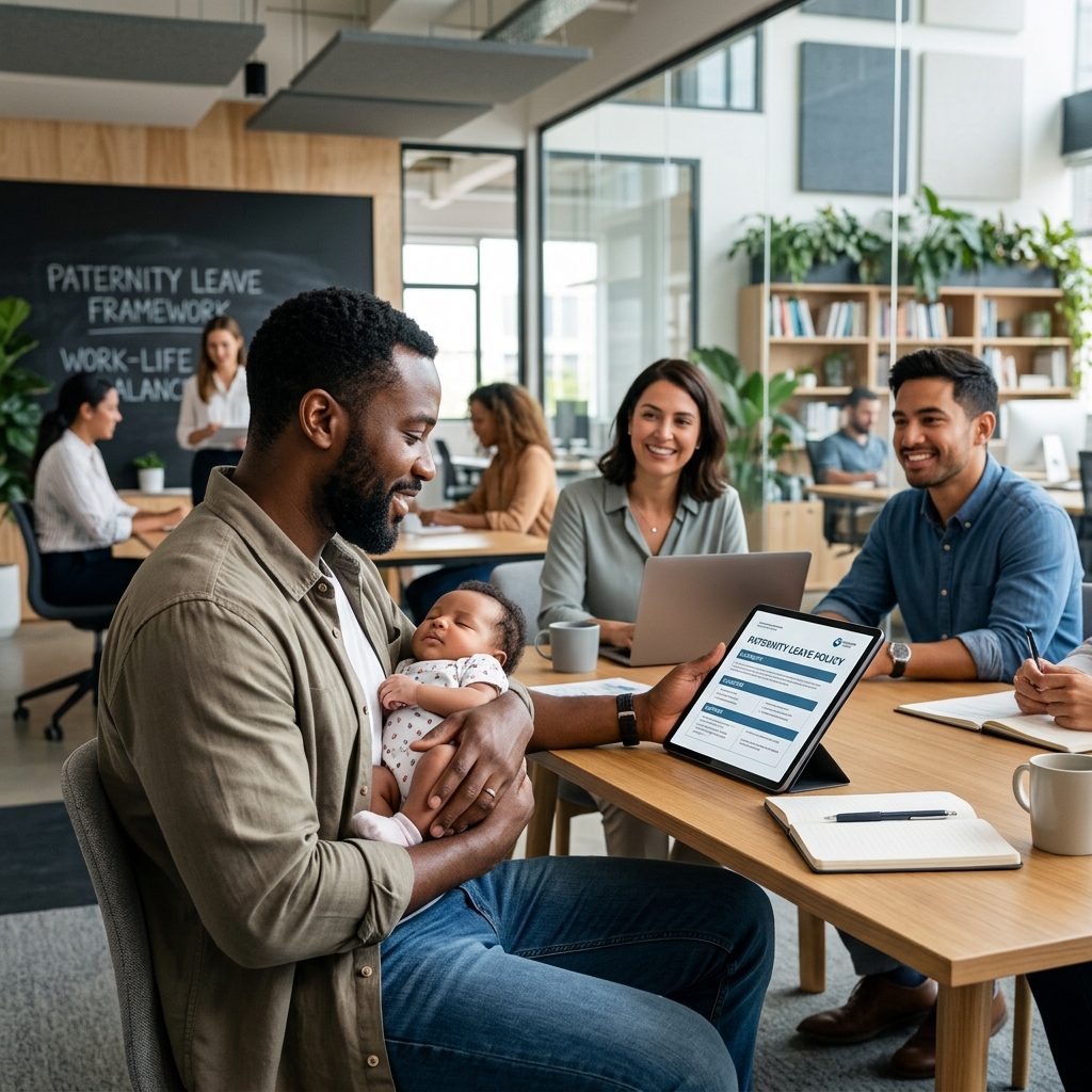 Practical guidance for employers to build fair, legally compliant and family‑friendly paternity leave policies that support modern workplaces.