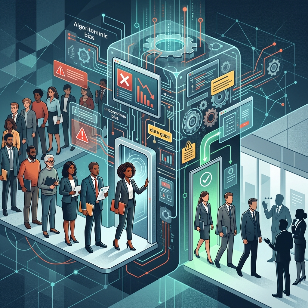 How automated hiring tools can shape who gets seen, screened, and selected.