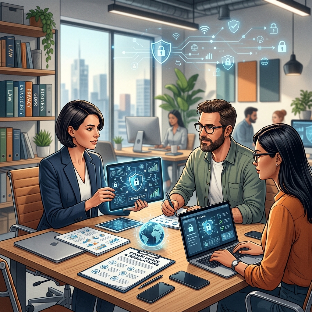 A practical roadmap for small businesses to understand digital privacy laws, manage customer data responsibly, and reduce legal and security risks online.