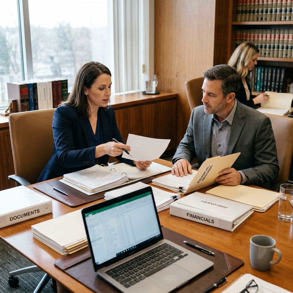 Understand how spouses exchange financial records, testimony, and other evidence during divorce discovery to reach fair, informed outcomes.