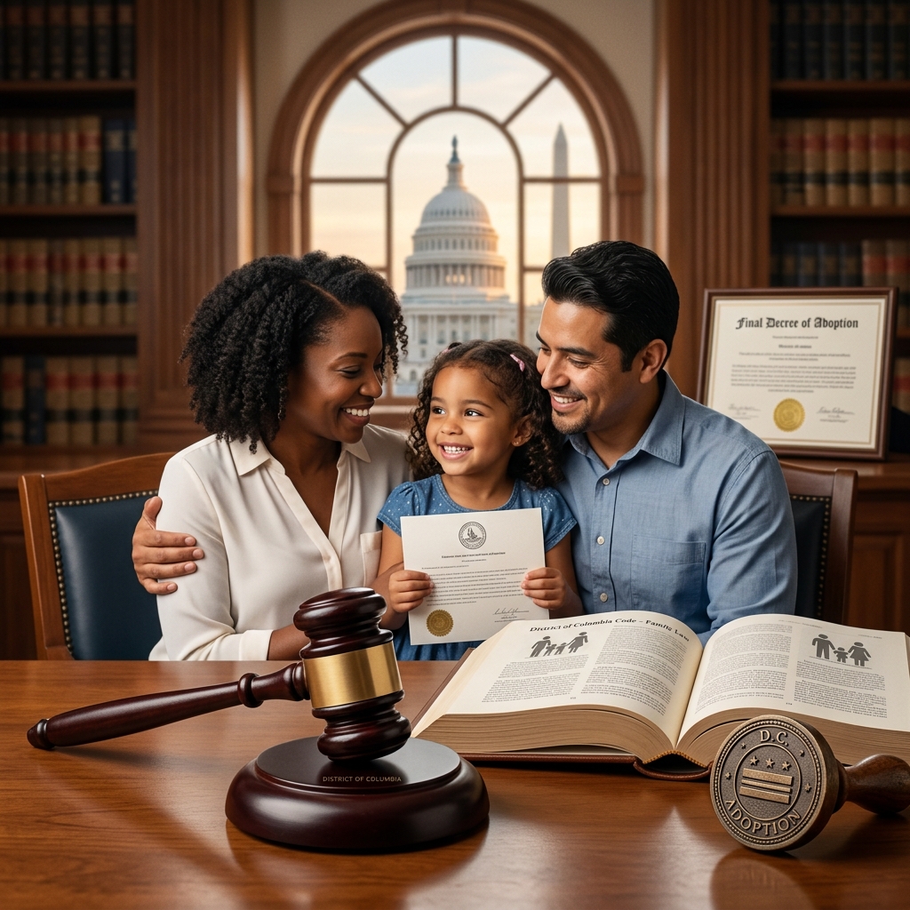 A practical guide to adoption requirements, procedures, and legal protections in the District of Columbia for prospective parents and children.