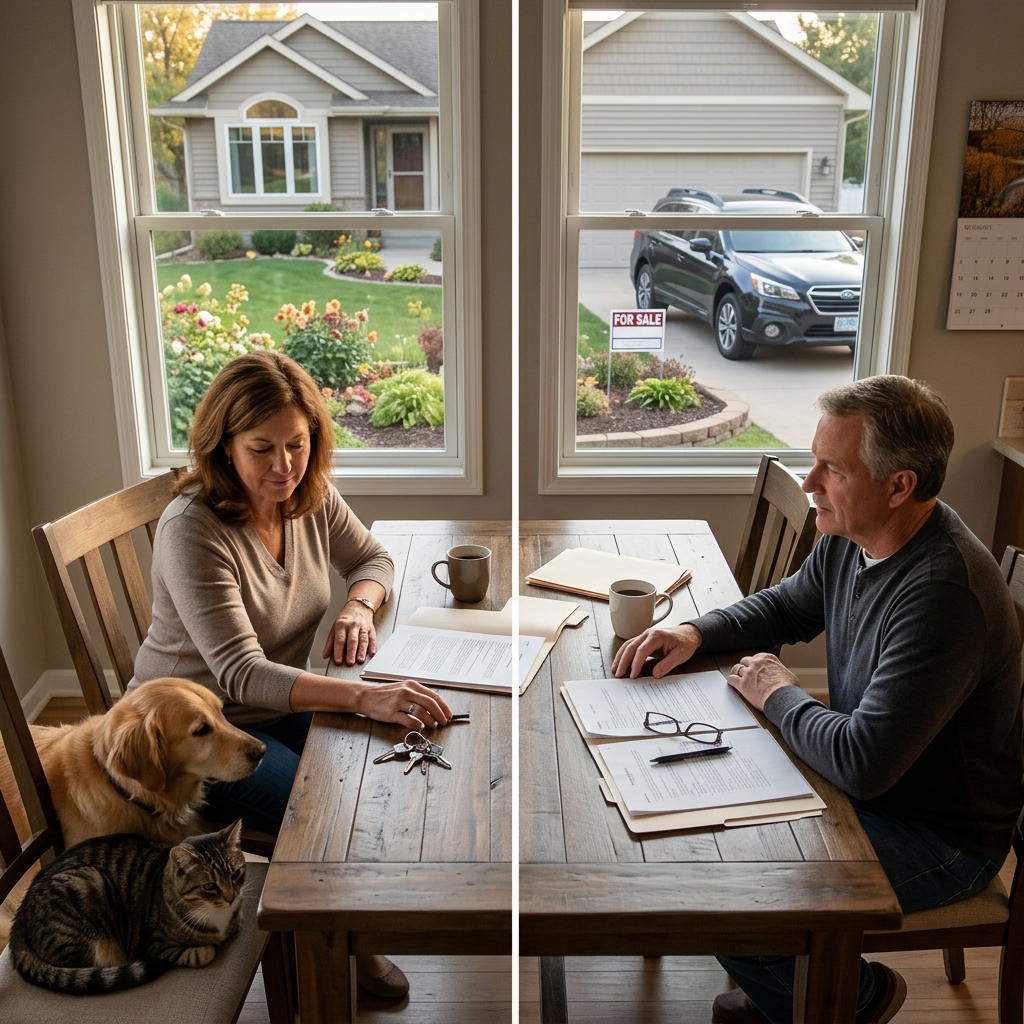 Dividing the House, Car, and Pets in a Minnesota Divorce Understand how Minnesota divorce law treats your home, vehicles, savings, debts, and even your pets when a marriage ends.