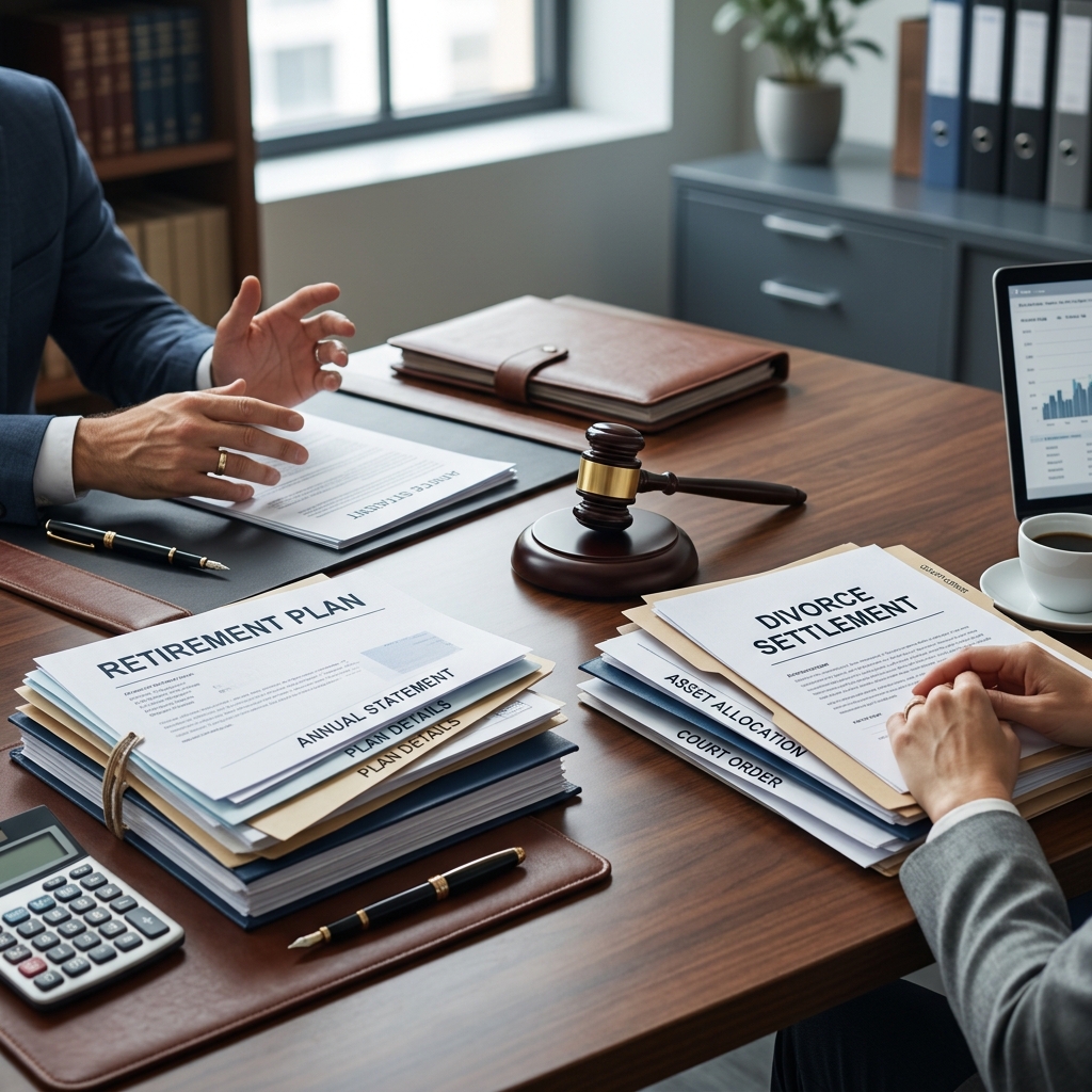 A practical guide to splitting 401(k)s, pensions and IRAs in divorce while minimizing taxes, penalties and future conflict.