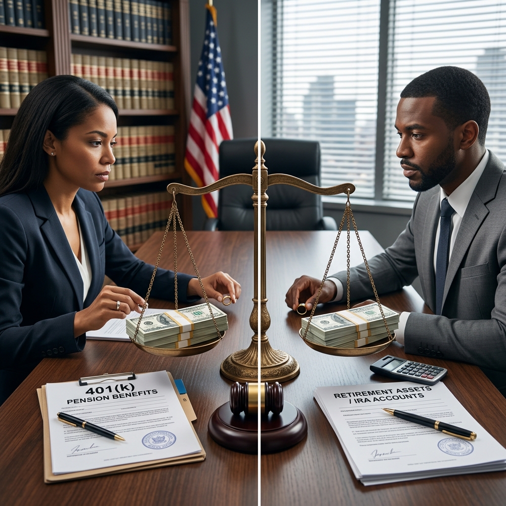 Understand when you may be entitled to a share of your spouse’s retirement and how those benefits are actually divided in divorce.
