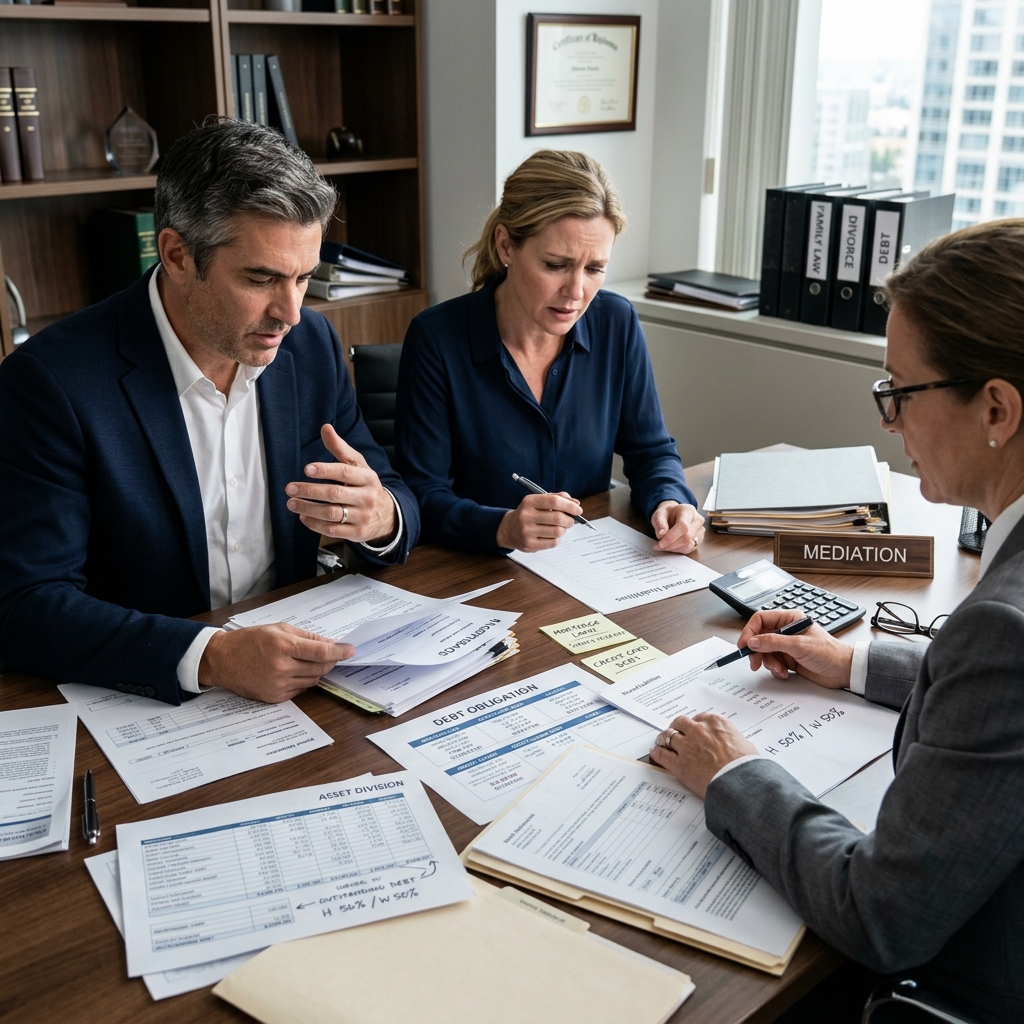 Understand how divorce affects shared and individual debts, creditor rights, and your long‑term financial security when a marriage ends.