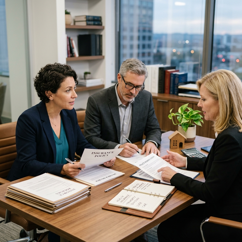 Understand how divorce reshapes health, life, home, and auto insurance so you can safeguard your financial security and your family’s future.