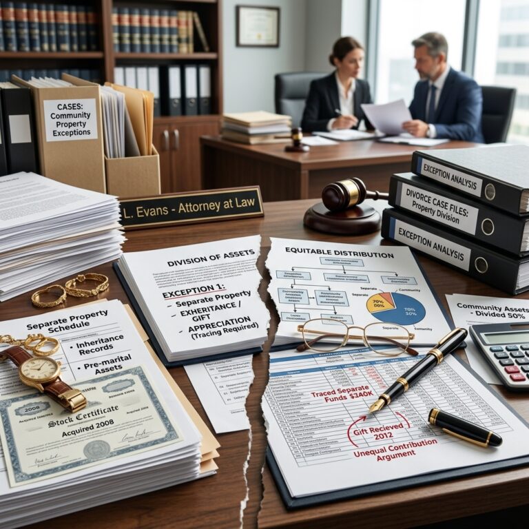 Divorce and Community Property: When the 50/50 Rule Does Not Apply